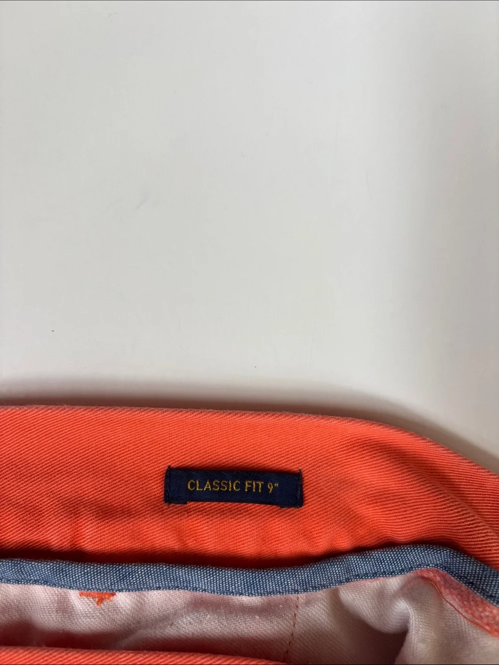 Polo Ralph Lauren Chino Classic 9” Shorts Golf Travel Preppy Orange Mens Size 38